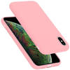 Cadorabo Hoesje geschikt voor Apple iPhone XS MAX Case in LIQUID ROZE - Beschermhoes TPU silicone Cover
