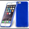 Cadorabo Hoesje geschikt voor Apple iPhone 6 / 6S in BLAUW - Beschermhoes TPU silicone Case Cover Brushed
