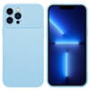 Cadorabo Hoesje geschikt voor Apple iPhone 13 PRO MAX in Bonbon Licht Blauw - Beschermhoes TPU-silicone Case Cover