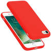 Cadorabo Hoesje geschikt voor Apple iPhone 7 / 7S / 8 / SE 2020 Case in LIQUID ROOD - Beschermhoes TPU silicone Cover