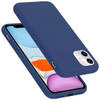 Cadorabo Hoesje geschikt voor Apple iPhone 11 Case in LIQUID BLAUW - Beschermhoes TPU silicone Cover