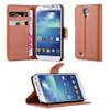 Cadorabo Hoesje geschikt voor Samsung Galaxy S4 in CHOCOLADE BRUIN - Beschermhoes Cover magnetische sluiting Case