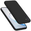 Cadorabo Hoesje geschikt voor Samsung Galaxy NOTE 10 Case in LIQUID ZWART - Beschermhoes TPU silicone Cover
