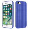Cadorabo Hoesje geschikt voor Apple iPhone 7 / 7S / 8 / SE 2020 in Brushed Paars - Beschermhoes Case Cover TPU silicone
