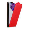 Cadorabo Hoesje geschikt voor Samsung Galaxy S20 ULTRA in APPEL ROOD - Beschermhoes Flip Case Cover magnetische sluiting