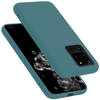 Cadorabo Hoesje geschikt voor Samsung Galaxy S20 ULTRA Case in LIQUID GROEN - Beschermhoes TPU silicone Cover