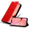 Cadorabo Hoesje geschikt voor Apple iPhone 13 PRO MAX in APPEL ROOD - Beschermhoes Case magnetische sluiting Cover