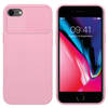 Cadorabo Hoesje geschikt voor Apple iPhone 7 / 7S / 8 / SE 2020 in Bonbon Roze - Beschermhoes TPU-silicone Case Cover