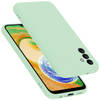 Cadorabo Hoesje geschikt voor Samsung Galaxy A04s Case in LIQUID LICHT GROEN - Beschermhoes TPU silicone Cover