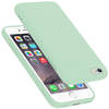 Cadorabo Hoesje geschikt voor Apple iPhone 6 / 6S Case in LIQUID LICHT GROEN - Beschermhoes TPU silicone Cover
