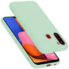 Cadorabo Hoesje geschikt voor Samsung Galaxy A21 Case in LIQUID LICHT GROEN - Beschermhoes TPU silicone Cover