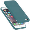 Cadorabo Hoesje geschikt voor Apple iPhone 6 / 6S Case in LIQUID GROEN - Beschermhoes TPU silicone Cover