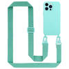 Cadorabo Mobiele telefoon ketting geschikt voor Apple iPhone 13 PRO Hoesje in LIQUID TURKOOIS - Silicone beschermhoes