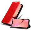 Cadorabo Hoesje geschikt voor Apple iPhone 13 MINI in APPEL ROOD - Beschermhoes Case magnetische sluiting Cover