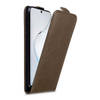 Cadorabo Hoesje geschikt voor Samsung Galaxy NOTE 10 in KOFFIE BRUIN - Beschermhoes Flip Case Cover magnetische sluiting
