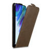 Cadorabo Hoesje geschikt voor Samsung Galaxy S22 in KOFFIE BRUIN - Beschermhoes Flip Case Cover magnetische sluiting