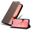 Cadorabo Hoesje geschikt voor Apple iPhone 13 PRO in KOFFIE BRUIN - Beschermhoes Case magnetische sluiting Cover