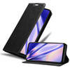 Cadorabo Hoesje geschikt voor Samsung Galaxy A13 5G in ZWARTE NACHT - Beschermhoes Case magnetische sluiting Cover