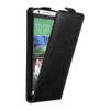 Cadorabo Hoesje geschikt voor HTC Desire 820 in ZWARTE NACHT - Beschermhoes Flip Case Cover magnetische sluiting