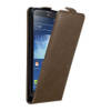 Cadorabo Hoesje geschikt voor Samsung Galaxy NOTE 3 in KOFFIE BRUIN - Beschermhoes Flip Case Cover magnetische sluiting