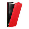 Cadorabo Hoesje geschikt voor Huawei MATE 8 in APPEL ROOD - Beschermhoes Flip Case Cover magnetische sluiting