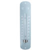 Esschert design thermometer - voor binnen en buiten - ijsblauw - 30 x 7 cm - Celsius/fahrenheit - Buitenthermometers