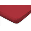Eleganzzz Topper Hoeslaken Jersey Katoen Stretch - rood 140x210/220cm - 160x200cm