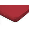 Eleganzzz Topper Hoeslaken Jersey Katoen Stretch - rood 160x210/220cm - 180x200cm