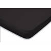 Eleganzzz Topper Hoeslaken Jersey Katoen Stretch - zwart 180x210/220cm - 200x200cm