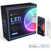 Lideka - LED Strip 10m (2x5) RGB - Afstandsbediening - Gaming Lichtstrip met App - 300 LEDs - Zelfklevend Licht