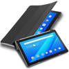 Cadorabo Tablet Hoesje geschikt voor Lenovo Tab 4 10 PLUS (10.1 inch) Case in SATIJN ZWART - Beschermhoes Cover Auto