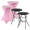 Bardi Stretch Statafelhoes - Statafelrok 2 Stuks - 60 x 75 cm. Roze