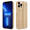 Cadorabo Hoesje geschikt voor Apple iPhone 13 PRO MAX in Brushed Goud - Beschermhoes Case Cover TPU silicone