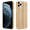 Cadorabo Hoesje geschikt voor Apple iPhone 11 PRO MAX in Brushed Goud - Beschermhoes Case Cover TPU silicone