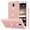 Cadorabo Hoesje geschikt voor Huawei MATE 9 in LIQUID ROZE - Beschermhoes van TPU silicone Case Cover met ring