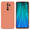 Cadorabo Hoesje geschikt voor Xiaomi RedMi NOTE 8 PRO in FLUID LICHT ORANJE - Beschermhoes TPU silicone Cover Case