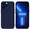 Cadorabo Hoesje geschikt voor Apple iPhone 13 PRO in FLUID DONKER BLAUW - Beschermhoes TPU silicone Cover Case