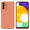 Cadorabo Hoesje geschikt voor Samsung Galaxy A13 5G in FLUID LICHT ORANJE - Beschermhoes TPU silicone Cover Case