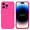 Cadorabo Hoesje geschikt voor Apple iPhone 14 PRO MAX in FLUID HOTPINK - Beschermhoes TPU silicone Cover Case