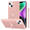 Cadorabo Hoesje geschikt voor Apple iPhone 14 in LIQUID ROZE - Beschermhoes van TPU silicone Case Cover met ring