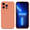 Cadorabo Hoesje geschikt voor Apple iPhone 13 PRO in FLUID LICHT ORANJE - Beschermhoes TPU silicone Cover Case