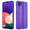 Cadorabo Hoesje geschikt voor Samsung Galaxy A22 5G in Brushed Paars - Beschermhoes Case Cover TPU silicone