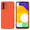 Cadorabo Hoesje geschikt voor Samsung Galaxy A13 5G in FLUID ORANJE - Beschermhoes TPU silicone Cover Case