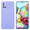 Cadorabo Hoesje geschikt voor Samsung Galaxy A71 4G in Bonbon Paars - Beschermhoes TPU-silicone Case Cover