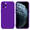 Cadorabo Hoesje geschikt voor Apple iPhone 11 PRO in FLUID DONKER PAARS - Beschermhoes TPU silicone Cover Case