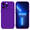 Cadorabo Hoesje geschikt voor Apple iPhone 13 PRO in FLUID DONKER PAARS - Beschermhoes TPU silicone Cover Case