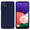 Cadorabo Hoesje geschikt voor Samsung Galaxy A22 5G in FLUID DONKER BLAUW - Beschermhoes TPU silicone Cover Case