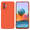 Cadorabo Hoesje geschikt voor Xiaomi RedMi NOTE 10 PRO in FLUID ORANJE - Beschermhoes TPU silicone Cover Case