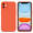 Cadorabo Hoesje geschikt voor Apple iPhone 11 in FLUID ORANJE - Beschermhoes TPU silicone Cover Case