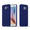 Cadorabo Hoesje geschikt voor Samsung Galaxy S6 in CANDY DONKER BLAUW - Beschermhoes TPU silicone Case Cover